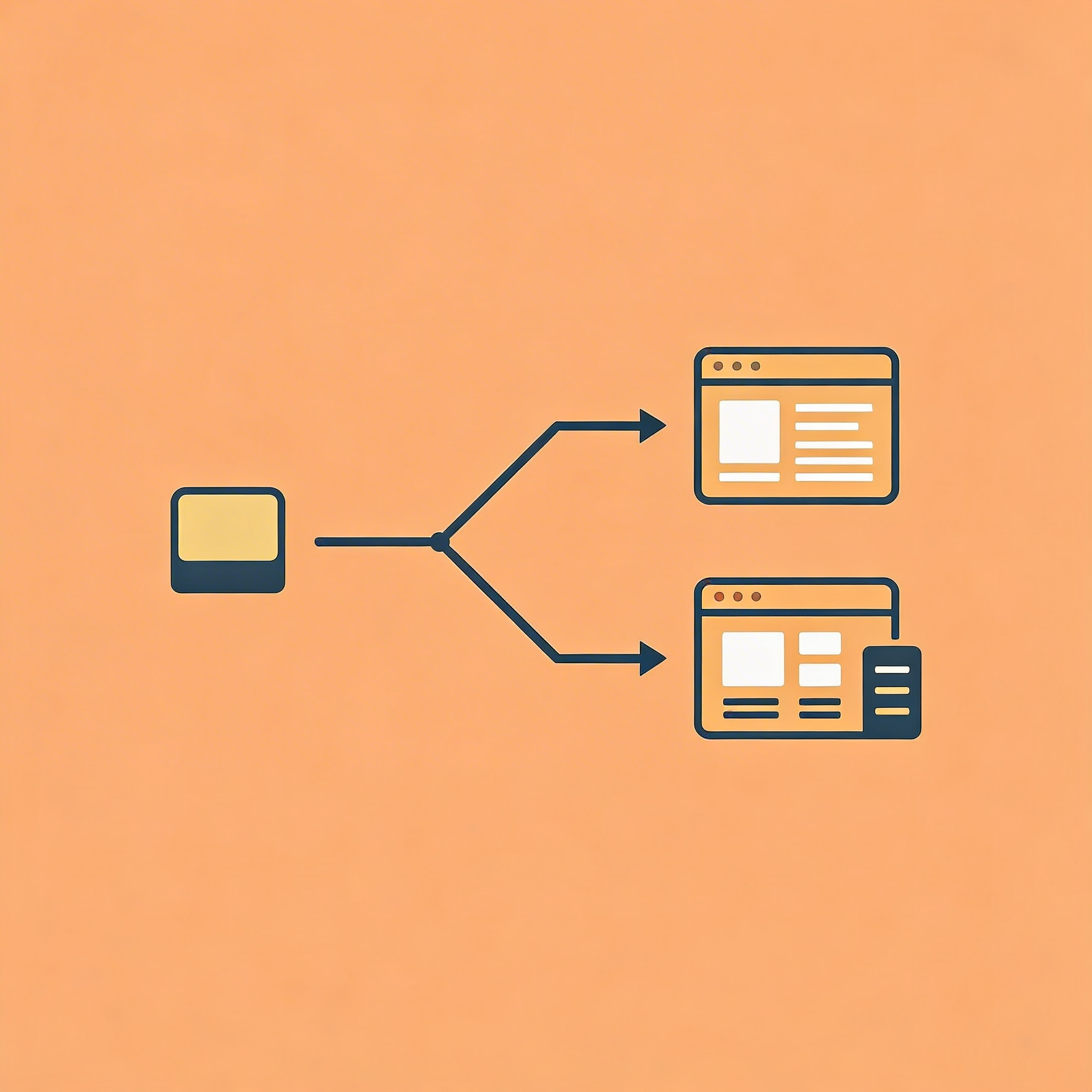 Two paths diverging from one starting point, with one leading to a quick prototype and the other to a production SaaS application